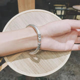 Silver Golden Cloud Bracelet Gift Vintage Versatile Jewelry