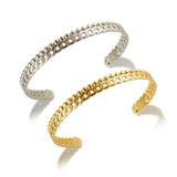 Adjustable Stainless Steel Ball Bangle for Men