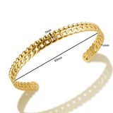 Adjustable Stainless Steel Ball Bangle for Men