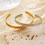 Adjustable Stainless Steel Ball Bangle for Men
