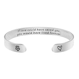 Stainless Steel Inspirational Crown Opening Bracelet Birthday Gift