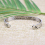 Stainless Steel Inspirational Crown Opening Bracelet Birthday Gift