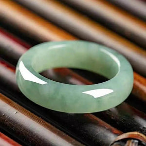Burma Jade Ring Natural Stone Healing Jewelry Women Jadeite Accessories