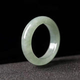 Burma Jade Ring Natural Stone Healing Jewelry Women Jadeite Accessories