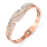 European CZ Bangles Bridal Accessory Lover Bracelets Classic Bijoux