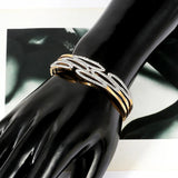 European CZ Bangles Bridal Accessory Lover Bracelets Classic Bijoux
