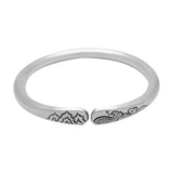 Vintage Mountain Sea Bracelet Women Gift Simple Jewelry