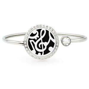 25mm Bling Aromatherapy Bangle Essential Oil Diffuser Bracelet