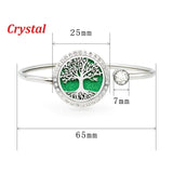 25mm Bling Aromatherapy Bangle Essential Oil Diffuser Bracelet