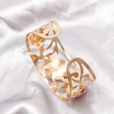 Gothic Hollow Ruby Gold-plated Women Bracelet