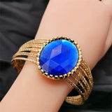 Bohemia Gem Cuffs Bracelet Charm Vintage Jewelry for Women