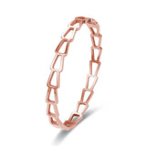 Minimalist Bamboo Bracelet Stainless Steel Bangle Women's Party Gift