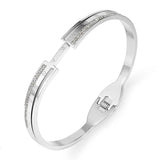 Top Selling Roman numeral Bangles Stainless Steel Chain Bracelets