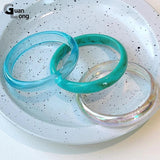 Vintage Resin Acrylic Bangle Set for Women Cuff Bangles Bracelets
