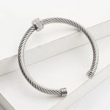 Stackable Bangle Wedding Cubic Zircon Open Bangles Dubai Bracelet