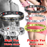 Men Women Magnetic Bracelet Hook Buckle Clasp Therapy Bangles Health Care