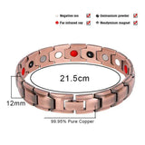 Men Women Magnetic Bracelet Hook Buckle Clasp Therapy Bangles Health Care
