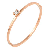 Crystal Stone Bangles Bracelets Wedding Jewelry