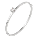Crystal Stone Bangles Bracelets Wedding Jewelry