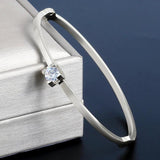 Crystal Stone Bangles Bracelets Wedding Jewelry
