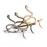 Classic Snake Bracelet Animal Cuff Women's Snake Bracelet Curved Chunky
