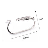 Classic Snake Bracelet Animal Cuff Women's Snake Bracelet Curved Chunky