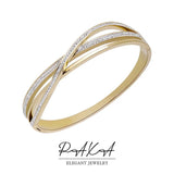 Zirconia Stainless Steel Bracelet for Women Bangle