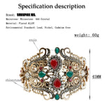 SUNSPICE-MS Women Bangles Cuff Bracelets - Antique Resin Wedding Jewelry