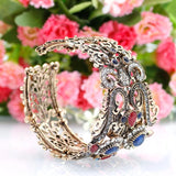 SUNSPICE-MS Women Bangles Cuff Bracelets - Antique Resin Wedding Jewelry