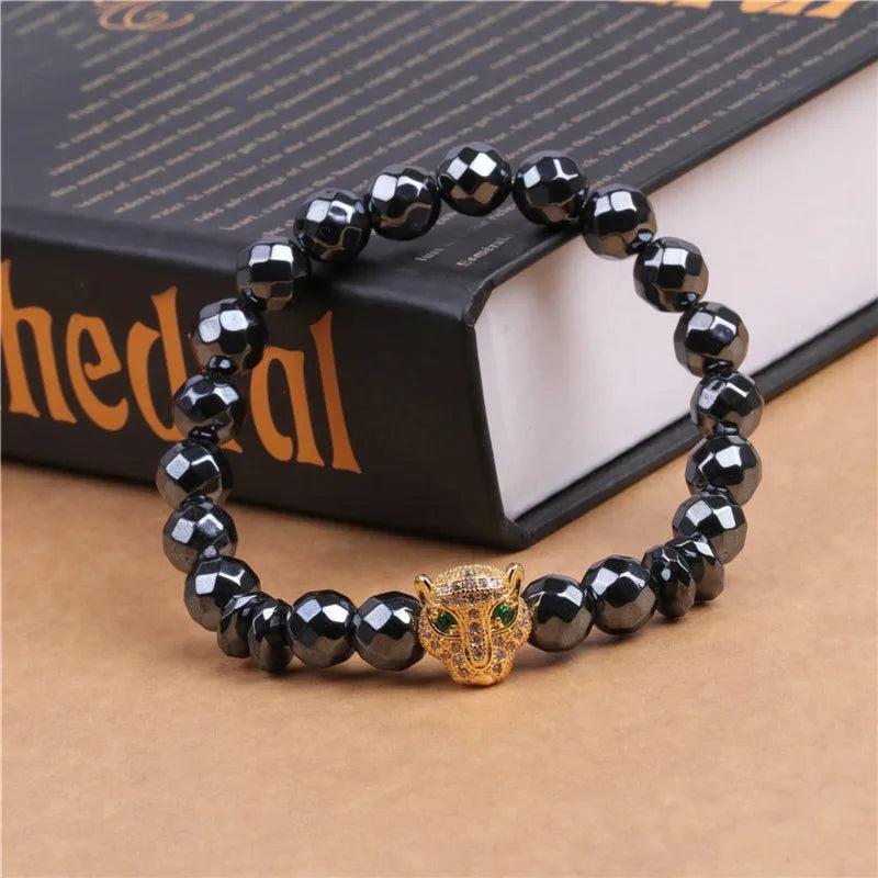 Tiger Eye & Hematite Bracelet Magnetic Therapy for Arthritis Pain Relief