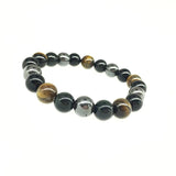 Tiger Eye & Hematite Bracelet Magnetic Therapy for Arthritis Pain Relief
