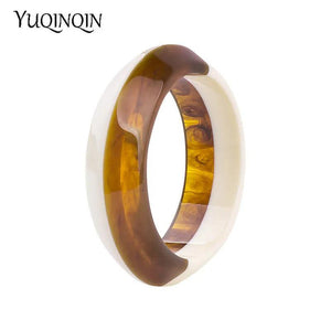 Vintage Acrylic Cuff Bracelets Bangle Resin Wide Charm Bracelet Jewelry