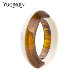 Vintage Acrylic Cuff Bracelets Bangle Resin Wide Charm Bracelet Jewelry