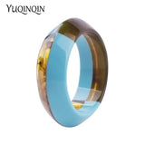 Vintage Acrylic Cuff Bracelets Bangle Resin Wide Charm Bracelet Jewelry