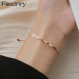 Foxanry Silver Bracelets Adjustable Beads Tassel Party Jewelry