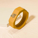 Vintage Multicolor Bee Acrylic Bangles for Women