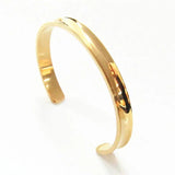 Stainless Steel Hair Band Bracelet C-Shaped Open Arc Groove Rubber Band