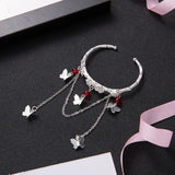 Heaven Officials Blessing Bracelet Silver Vintage Bells Bangles