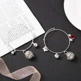 Heaven Officials Blessing Bracelet Silver Vintage Bells Bangles