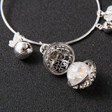 Heaven Officials Blessing Bracelet Silver Vintage Bells Bangles
