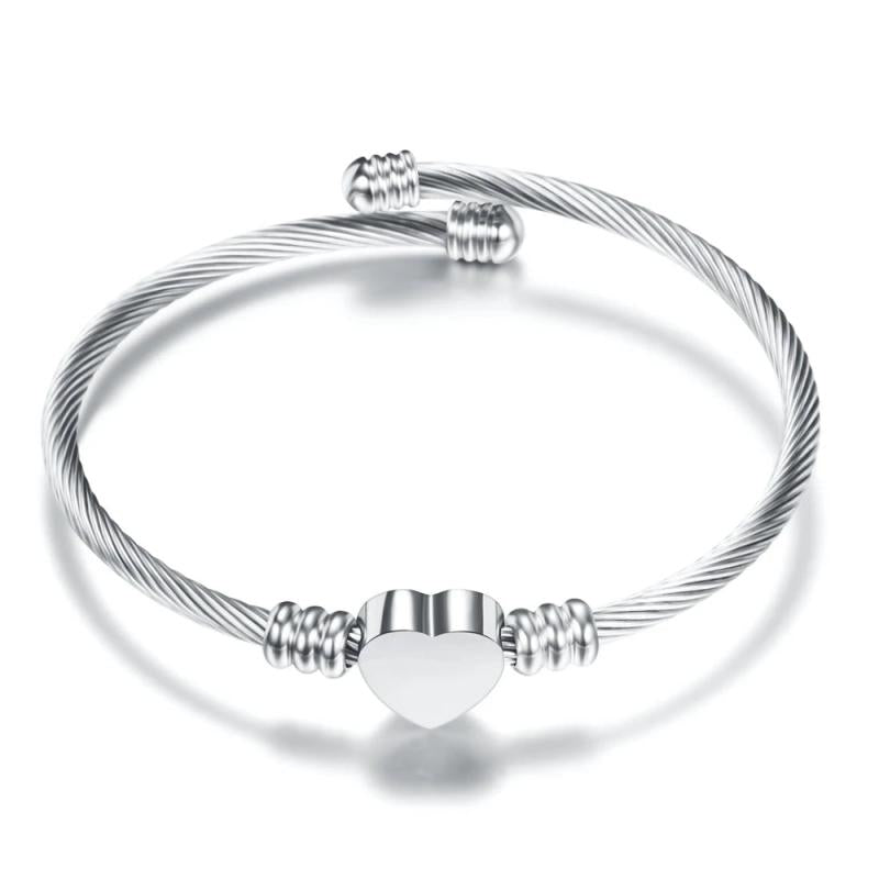 Stainless Steel Beads Bracelet for Women