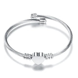 Stainless Steel Beads Bracelet for Women