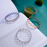 Magic Retractable Ring Bracelet Twist Folding Ring Rhinestone Bracelet