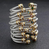Stainless Steel Interweaving Bracelet SZ-QCH-004