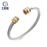 Stainless Steel Interweaving Bracelet SZ-QCH-004