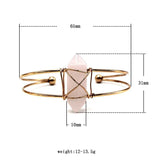 Quartz Stone Healing Crystal Bracelet for Women