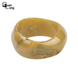 Vintage Resin Cuff Charms Bracelet Bangles For Women Girls