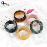 Vintage Resin Cuff Charms Bracelet Bangles For Women Girls