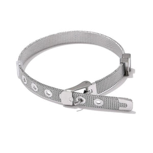 Stainless Steel Bangle Bracelet for Women 18K Jewelry Gift