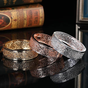 Morocco Hollow Bracelet for Women Nationality Open Sleeve Bracelet